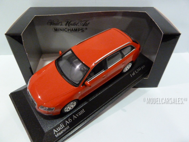 Audi A4 Avant Red interior 1:43 400017010 MINICHAMPS diecast model