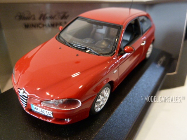 Alfa Romeo 147 Red 1:43 400120561 MINICHAMPS diecast model car / scale ...