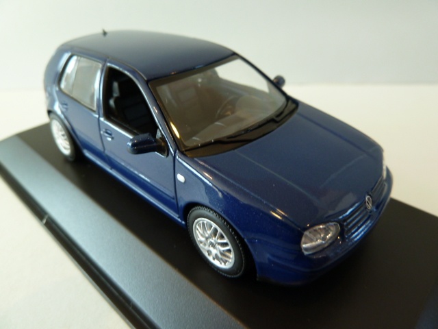 Volkswagen Golf IV GTi Dark Blue Met. 1:43 430056009 MINICHAMPS diecast  model car / scale model For Sale