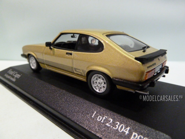 Ford Capri III Gold Metallic 1:43 400082222 MINICHAMPS diecast model ...