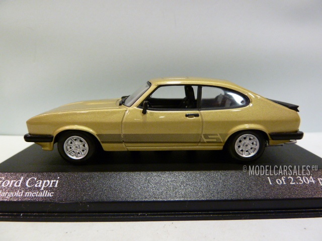 Ford Capri III Gold Metallic 1:43 400082222 MINICHAMPS diecast model ...