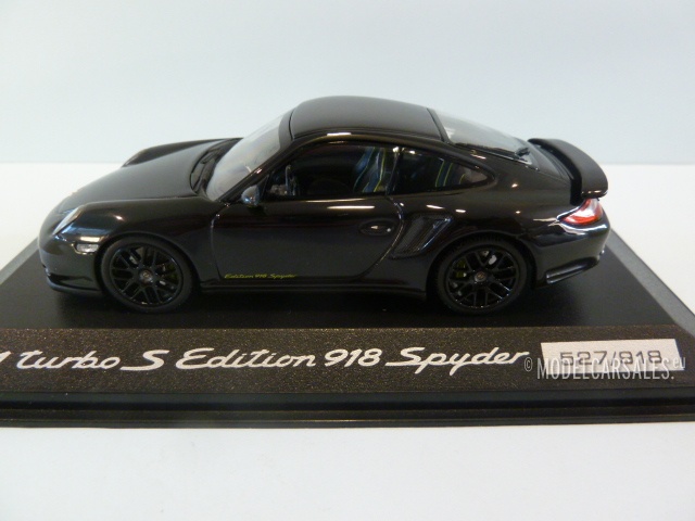 Porsche 911 997 Ii Turbo 918 Spyder Edition Black 143