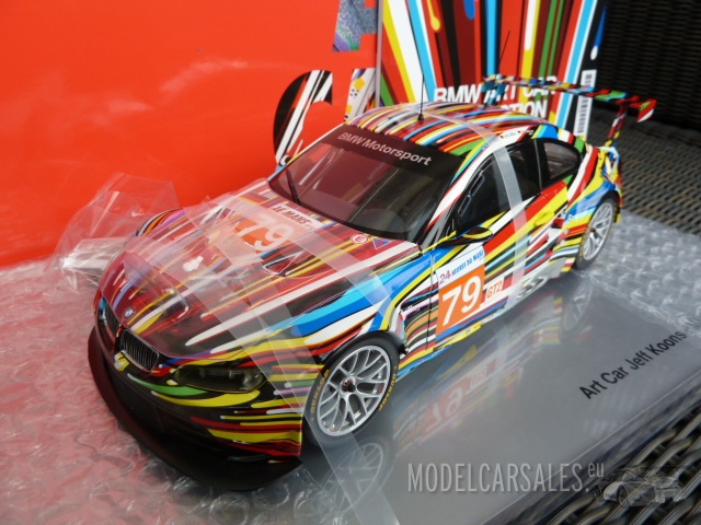 BMW M3 GT2 BMW Art Car Jef Koons 1:18 80432210048 MINICHAMPS