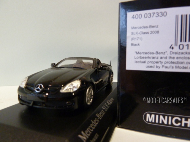 Mercedes-benz SLK (r171) Black 1:43 400037330 MINICHAMPS diecast 