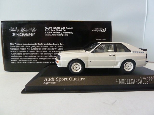1:43 Minichamps Audi Quattro 1980 white