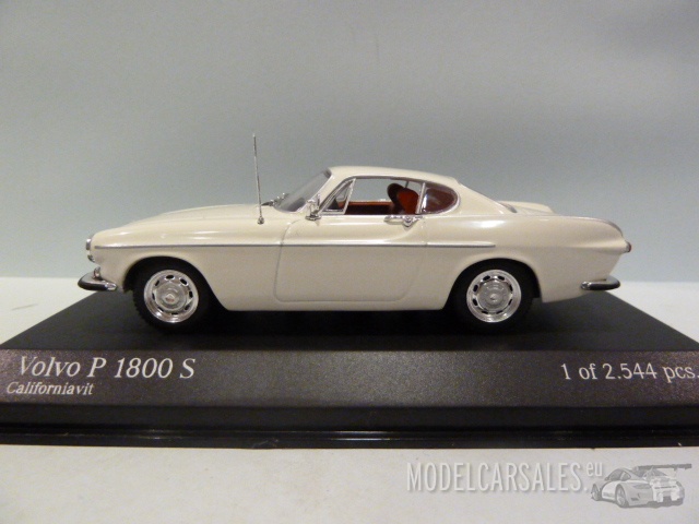 Atlas 1/43 Volvo P1800 Blanche – La Voiture De 'The Saint' – Miniature Neuve