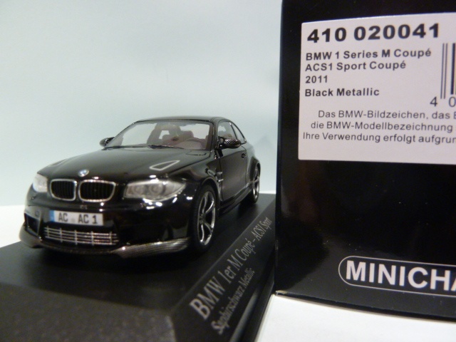 BMW 1er 1 Series M Coupe ACS1 Sport AC Schnitzer 1:43 410020041 MINICHAMPS  diecast model car / scale model For Sale