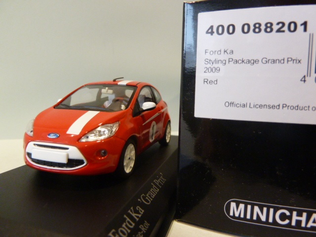 Ford Ka Styling Package GrandPrix 1:43 400088201 MINICHAMPS diecast car / scale For