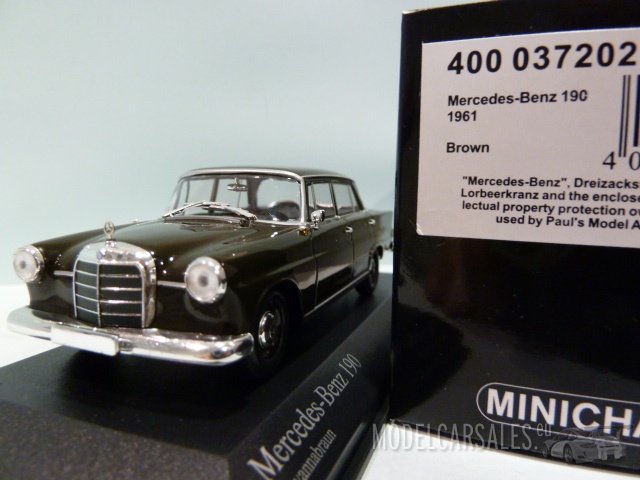 MINICHAMPS 1//43 1961 MERCEDES BENZ 190 Havanna Brown for sale online