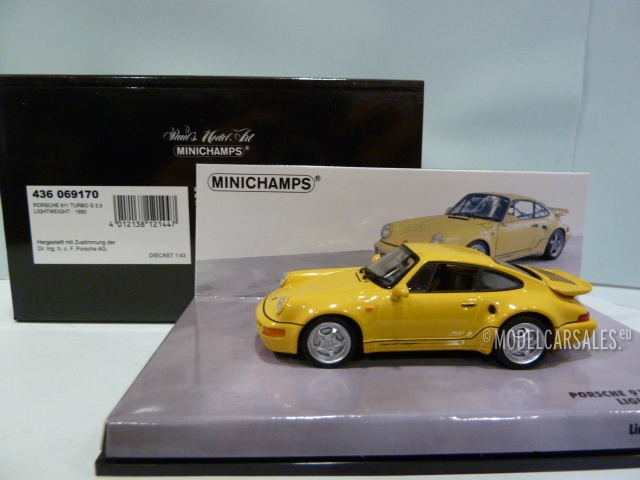 Porsche 911 964 Turbo S 3 3 Leichtbau 30 Years 911 1 43 Minichamps Diecast Model Car Scale Model For Sale