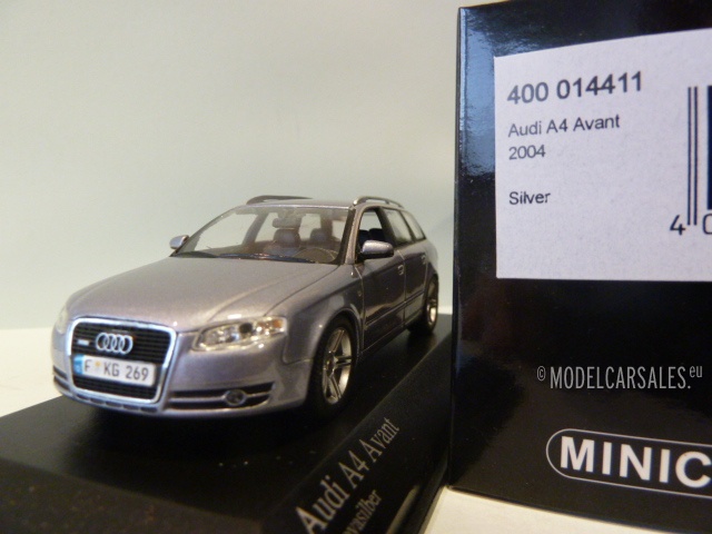 Audi A4 Avant Red interior 1:43 400017010 MINICHAMPS diecast model car /  scale model For Sale