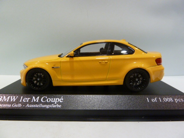 BMW 1er 1 M Coupe Coupe Monte Carlo Blau Metallic E82 2007-2013 1/43 Minichamp.. 