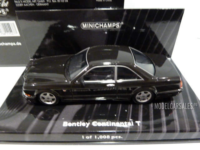 Bentley Continental t 1996 Noir Black 1:43 MINICHAMPS