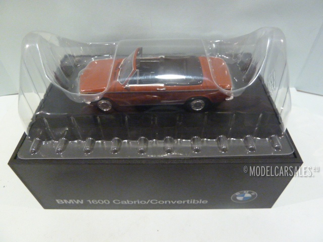 BMW 1600 Cabriolet Granada Red 1:43 80420145817 MINICHAMPS diecast model car  / scale model For Sale