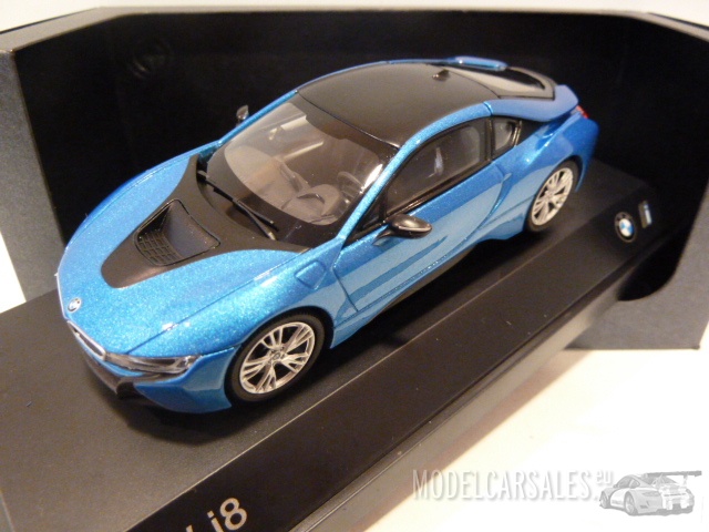 BMW I8 Protonic Blue 1:43 80422336838 PARAGON diecast model car 