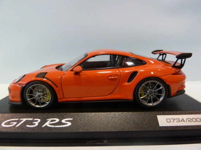 Porsche 911 991 Gt3 Rs Lava Orange 1 43 Wap0200210e Minichamps Diecast Model Car Scale Model For Sale