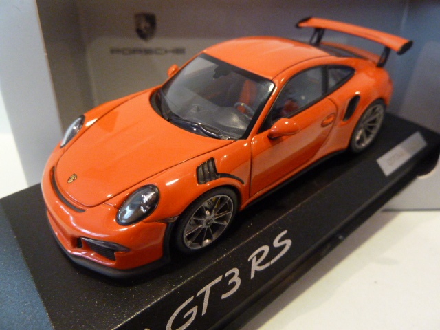 Porsche 911 991 Gt3 Rs Lava Orange 1 43 Wap0200210e Minichamps Diecast Model Car Scale Model For Sale