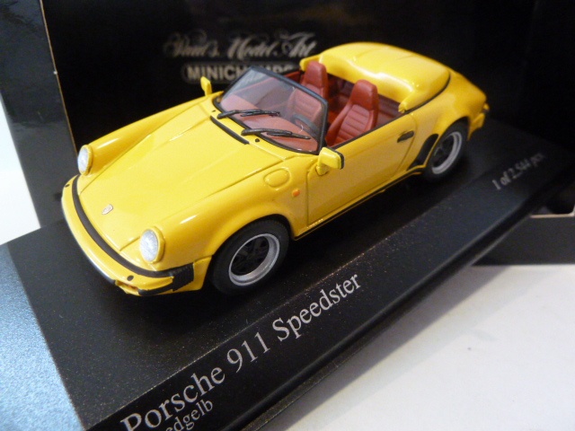 Set of 2 Porsche 911 Speedster 1:43 Atlas Diecast Model Car LP1
