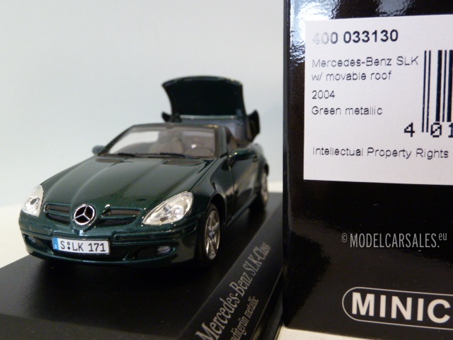 Mercedes-benz SLK (r171) Movable Roof 1:43 400033130 MINICHAMPS 