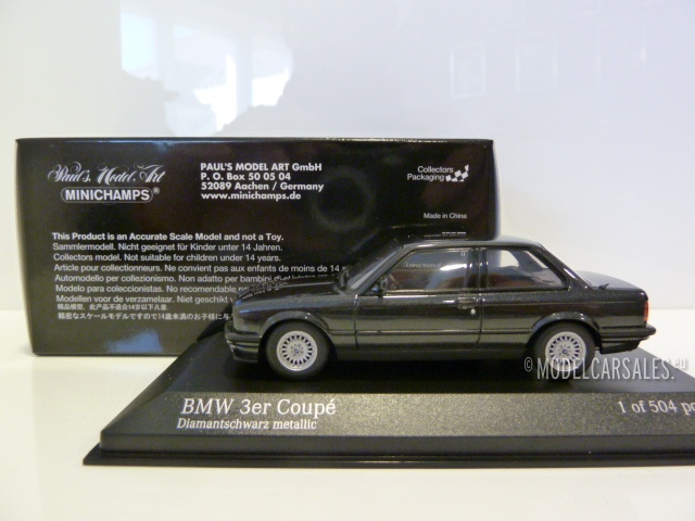 Bmw 3 Series 0 Diamond Black Metallic 1 43 Minichamps Diecast Model Car Scale Model For Sale
