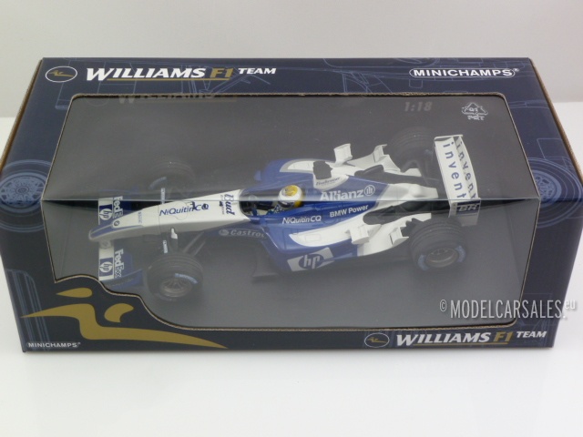Williams F1 BMW FW25 F1 Test 1:18 100030090 MINICHAMPS diecast model ...