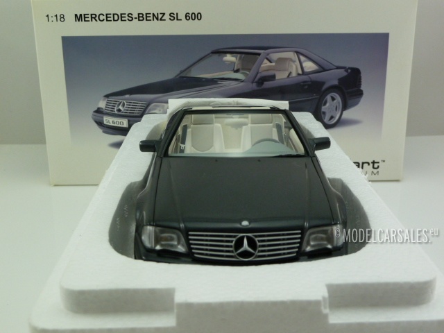 Mercedes-benz SL600 Dark Grey Metallic 1:18 Autoart 76232