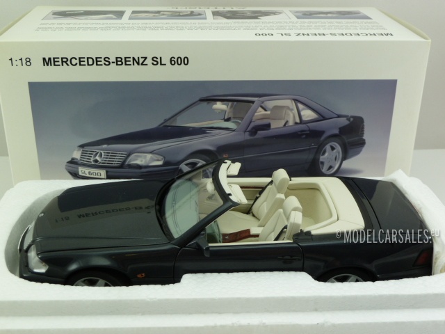 Mercedes-benz SL600 Dark Grey Metallic 1:18 Autoart 76232