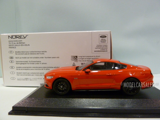 Ford Mustang 5.0 GT Fastback Race Red 1:43 195 012345806FD NOREV diecast  model car / scale model For Sale