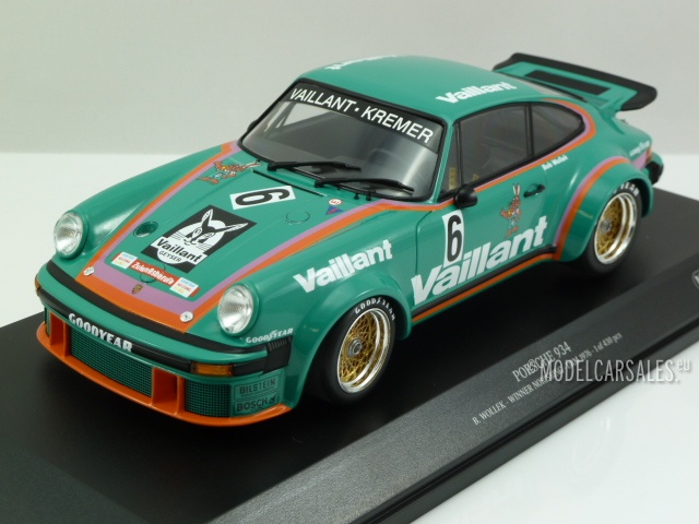 Porsche 934 #6 Kremer Porsche DRM Norisring 'Vaillant' 1:18 155766406  MINICHAMPS diecast model car / scale model For Sale