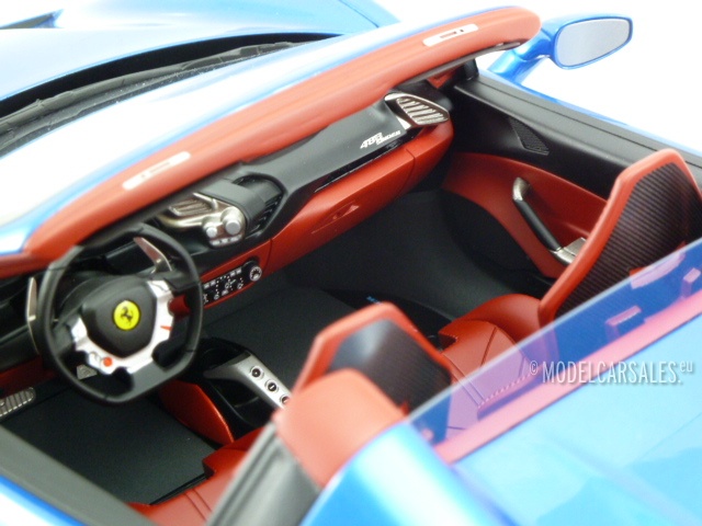 Ferrari 488 Spider Red Interior 1 12 Bbr1206a1 Bbr Diecast