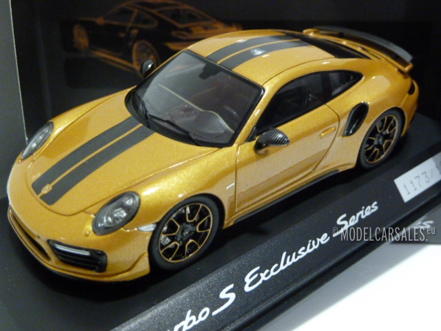 Porsche 911 991 Ii Turbo S Exclusive Gold Met W Black