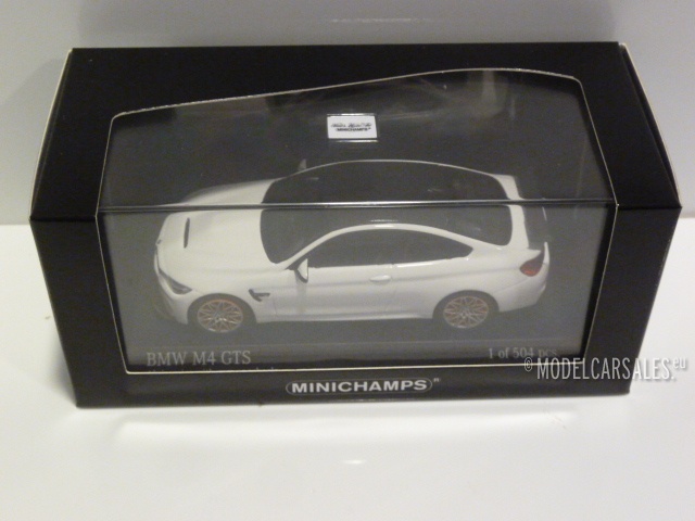 alpina white 2016 wonderful MINICHAMPS-modelcar BMW M4 GTS COUPE 1/43 F82