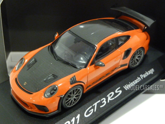 Porsche 911 991 Ii Gt3 Rs Weissach Package Lava Orange 1 43 Wap0201620j Minichamps Diecast Model Car Scale Model For Sale