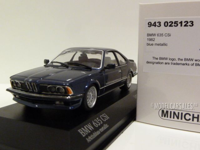 1:43 Minichamps BMW 635 CSI 1982 bluemetallic