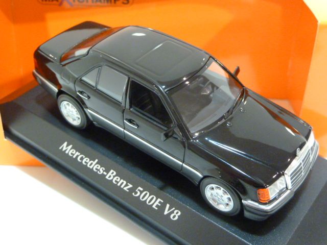 Mercedes-benz 500E V8 (w124) Black 1:43 940037160 MAXICHAMPS
