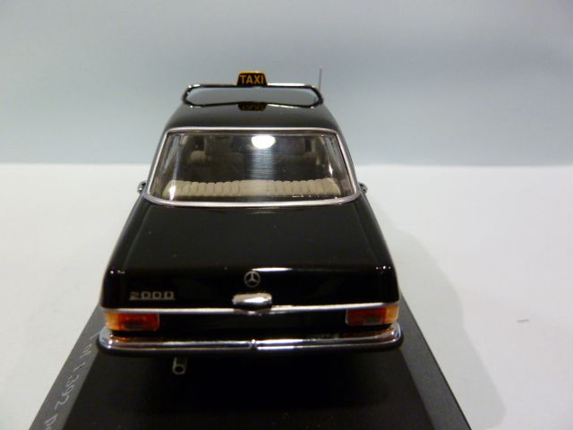 1968 Mercedes-Benz 200 Taxi Black Diecast Model Car