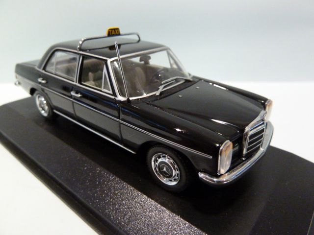 1968 Mercedes-Benz 200 Taxi Black Diecast Model Car