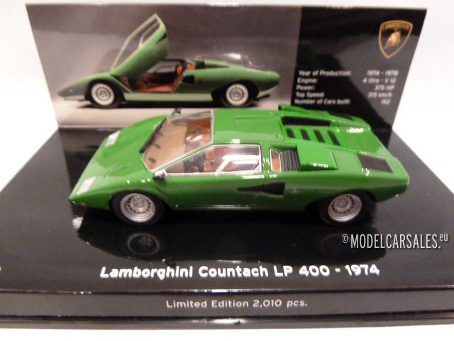 Lamborghini Countach LP400 Green 1:43 436103100 MINICHAMPS diecast ...