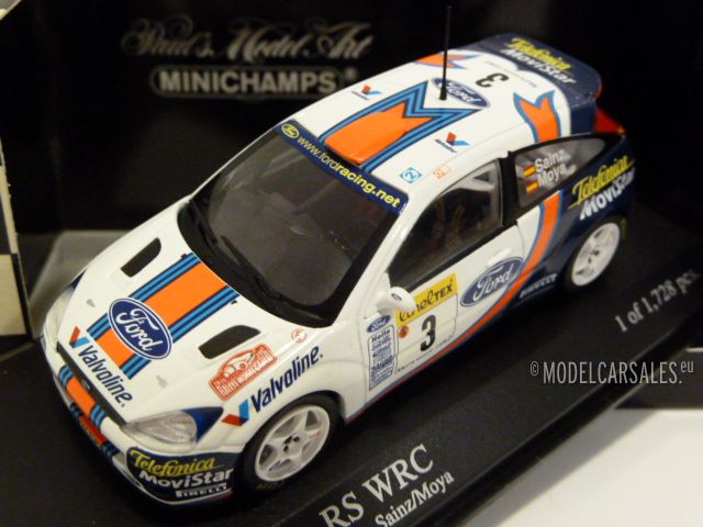 Ford Focus RS WRC Rally 2001 #6 1:43 Ixo/Altaya Modellauto Die-cast