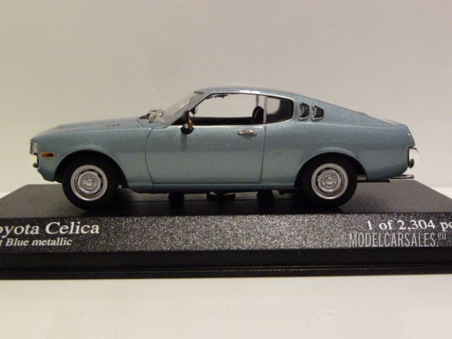 Toyota Celica Coupe Blau T23 1999-2005 ca 1/43 1/36-1/46 Welly Modell Auto mit..