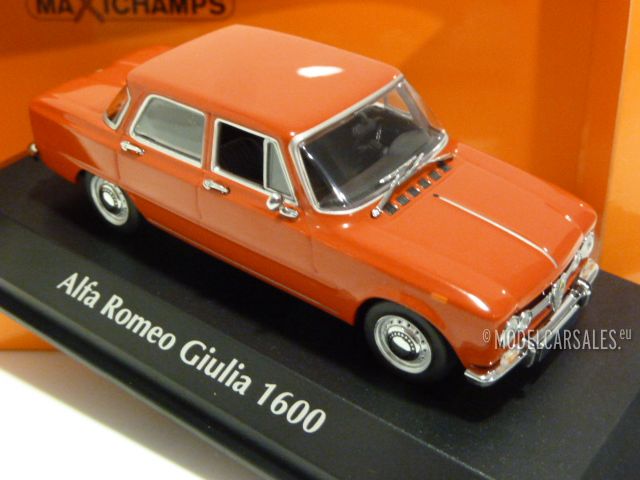 ALFA ROMEO Giulia 1600-1970 Maxichamps 1:43 red