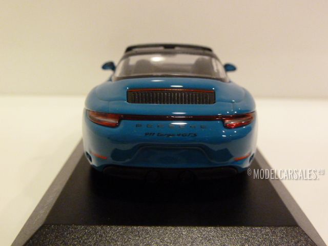 Minichamps Porsche 911 991.2 Miami Blue Targa 4 GTS 1:43 Diecast Car 410067342