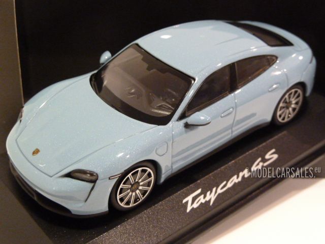 Porsche Taycan 4S Frozen Blue Metallic 1:43 WAP0207810L MINICHAMPS ...