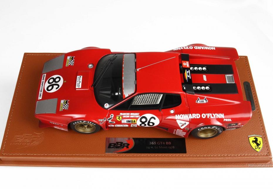 Ferrari 365 GT4 BB #86 24h Le Mans 1:18 BBRC1813EER BBR diecast 