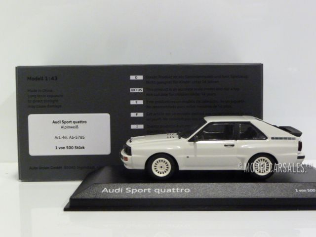 1:43 Minichamps Audi Quattro 1980 white