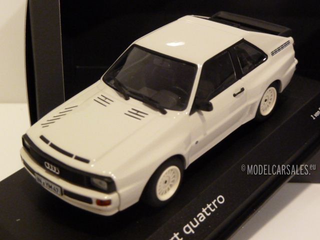 Audi Sport Quattro White 1:43 A5-5785 MINICHAMPS diecast