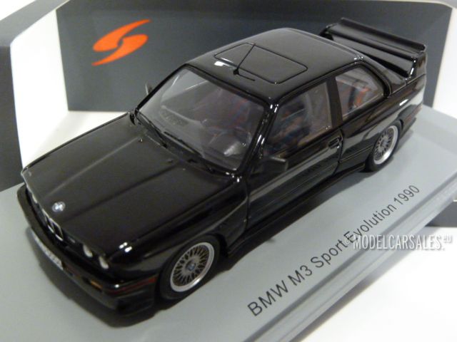 BMW M3 (e30) Sport Evolution Black 1:43 S8001 SPARK diecast model 