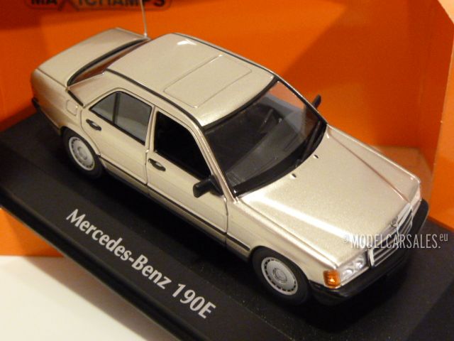 Mercedes-benz 190E Silver Gold Metallic 1:43 940034104