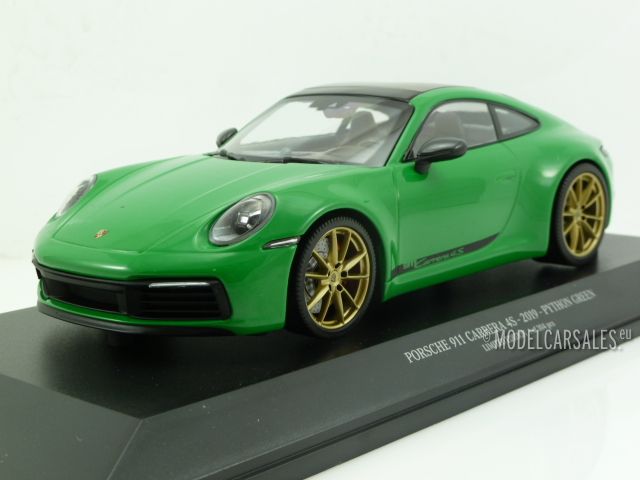 Porsche 911 (992) Carrera 4S Python Green 1:18 155067325 MINICHAMPS ...