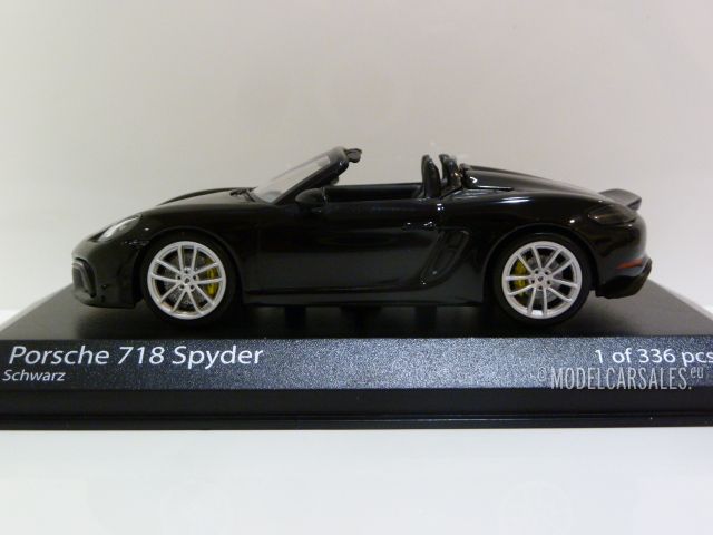Porsche 718 Boxster Spyder (982) Black 1:43 410067701 MINICHAMPS 